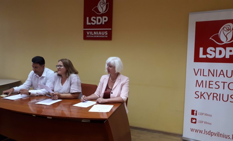 Vilniaus socialdemokratų prezidiumas: papildė kandidatų sąrašus, vyks reitingavimas
