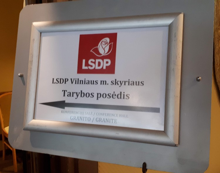 Vilniaus socialdemokratų taryba:  konferencijai bus teikiamos  mero kandidatūros, pristatyta programa
