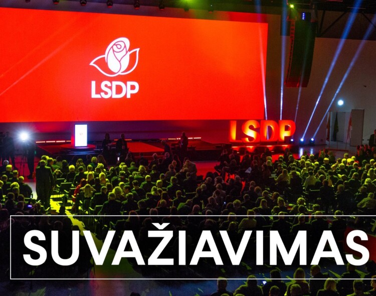 Vilniaus miesto skyrių LSDP suvažiavime atstovaus 47 delegatai